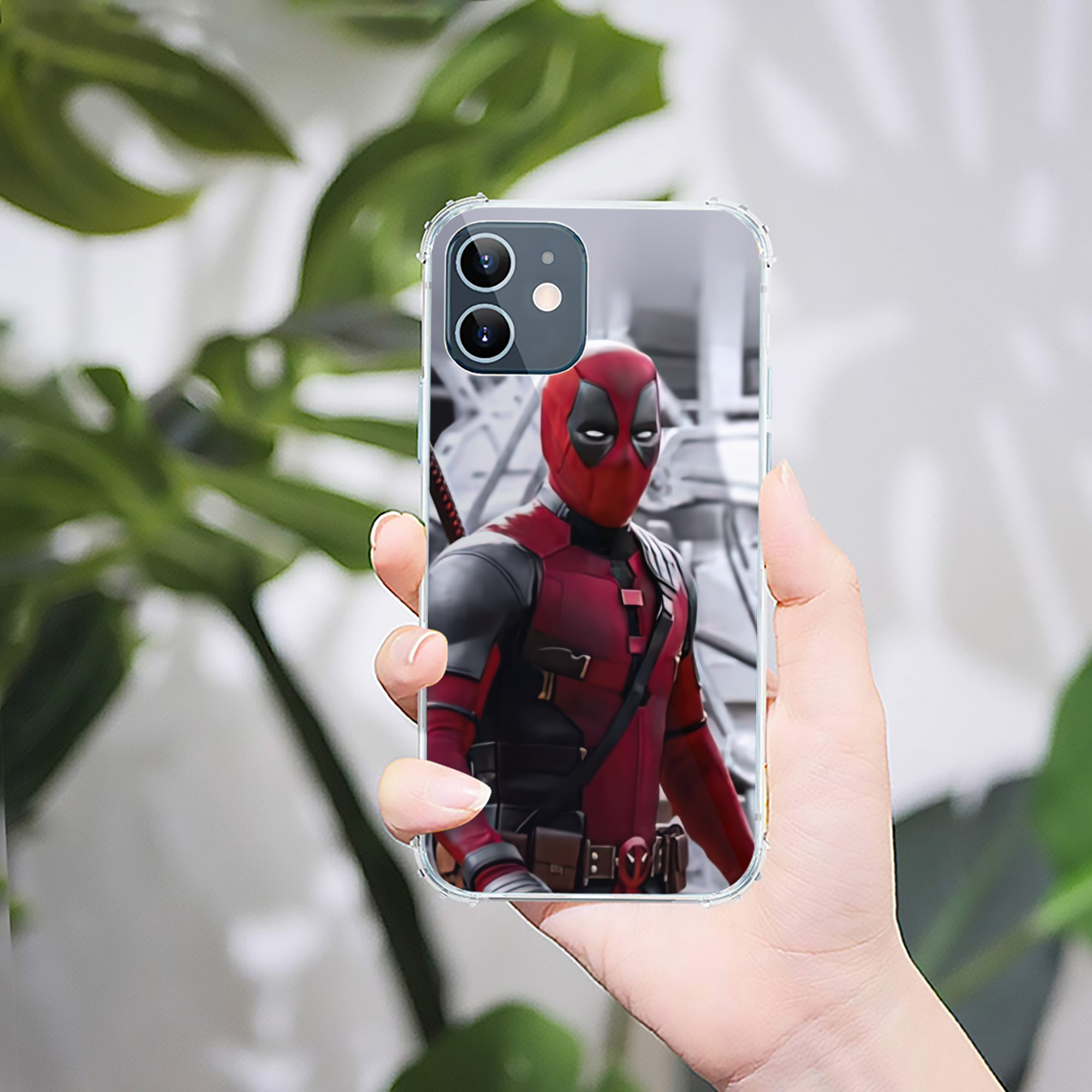 （画像用） Deadpool デッドプール 【iPhone 12シリーズ対応】透明スマホケース（クリアソフトケース）